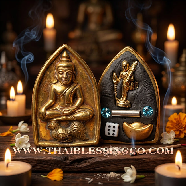✨ 🏹 The Spell of Absolute Obsession: 'Khun Phaen Maha Long' (Ancient Brass Edition) by Kruba Baeng (2025) – The Masterpiece of Ultimate Love & Patronage 🏹 ✨