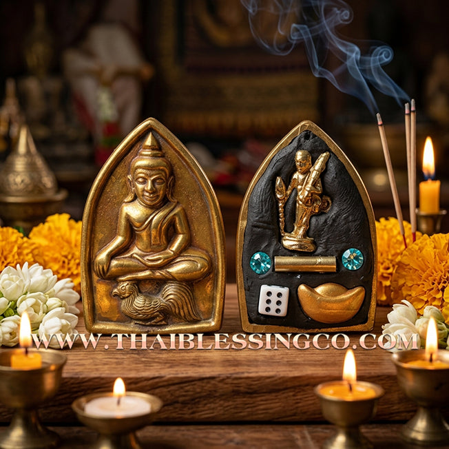 ✨ 🏹 The Spell of Absolute Obsession: 'Khun Phaen Maha Long' (Ancient Brass Edition) by Kruba Baeng (2025) – The Masterpiece of Ultimate Love & Patronage 🏹 ✨