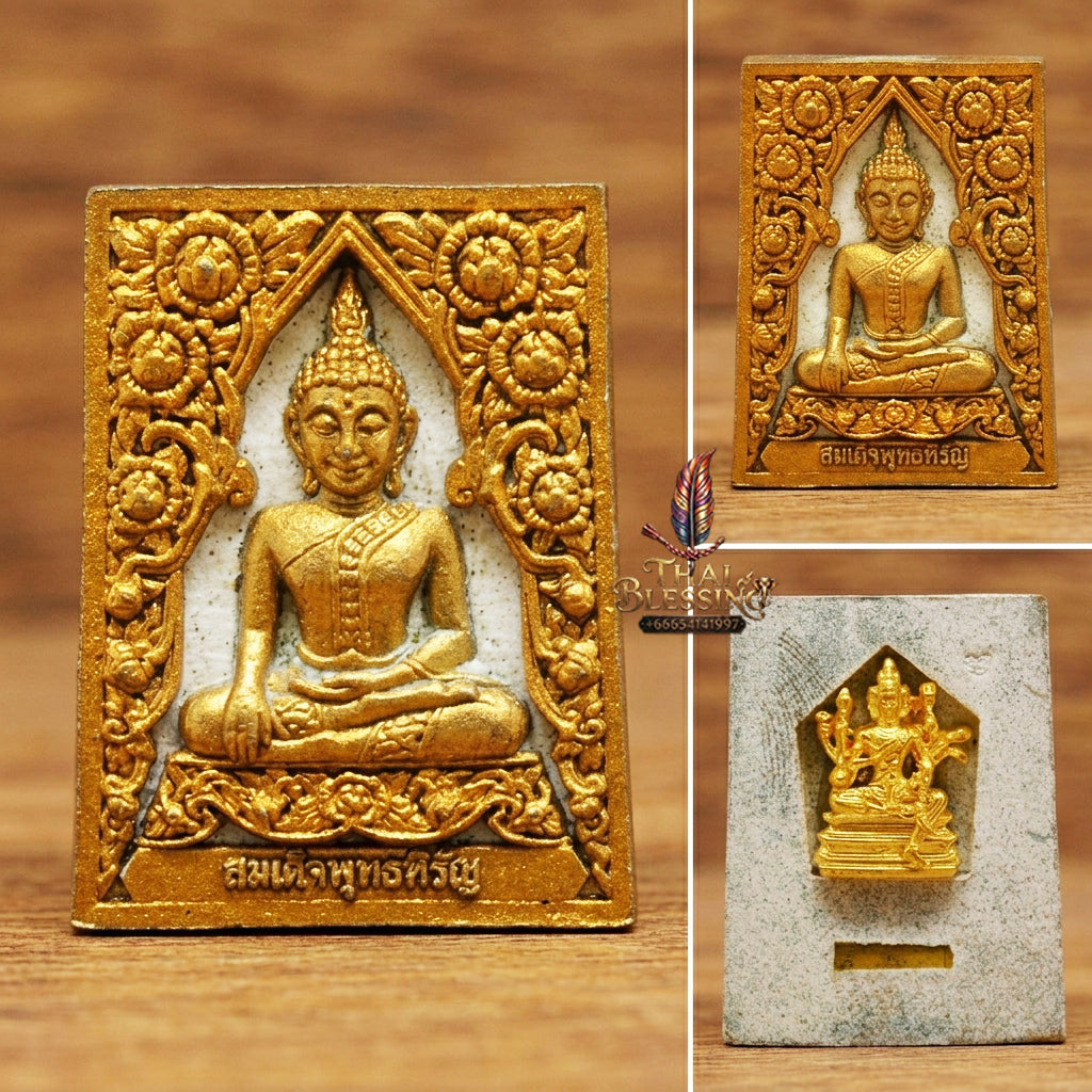 ✨ [The Supreme Beacon of Fortune & Prosperity] Sacred Phra Somdej "Phut Hiran" (Golden Buddha) – Master-Blessed by Kruba Subin Sumetho (2012 "Forest Garden Creation" - Wai Kru Edition)
