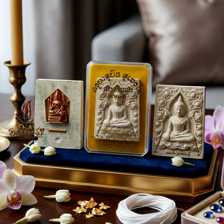 ✨ [The Supreme Beacon of Fortune & Prosperity] Sacred Phra Somdej "Phut Hiran" (Golden Buddha) – Master-Blessed by Kruba Subin Sumetho (2012 "Forest Garden Creation" - Wai Kru Edition)