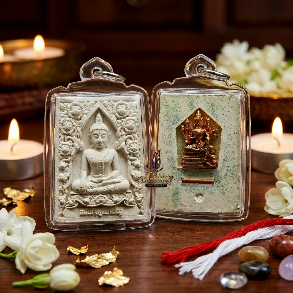 ✨ [The Supreme Beacon of Fortune & Prosperity] Sacred Phra Somdej "Phut Hiran" (Golden Buddha) – Master-Blessed by Kruba Subin Sumetho (2012 "Forest Garden Creation" - Wai Kru Edition)