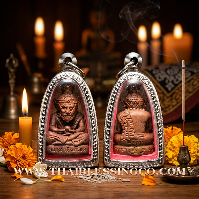 ✨ 🧘‍♂️ The Supreme Grandmaster: Sacred Copper Alchemy Ruesi Narot Amulet by Luang Pu Maen (2024 Edition) – The Ultimate Source of Infinite Wisdom, Charismatic Wealth, and Invincible Protection 🧘‍♂️ ✨