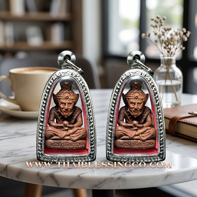 ✨ 🧘‍♂️ The Supreme Grandmaster: Sacred Copper Alchemy Ruesi Narot Amulet by Luang Pu Maen (2024 Edition) – The Ultimate Source of Infinite Wisdom, Charismatic Wealth, and Invincible Protection 🧘‍♂️ ✨