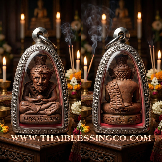 ✨ 🧘‍♂️ The Supreme Grandmaster: Sacred Copper Alchemy Ruesi Narot Amulet by Luang Pu Maen (2024 Edition) – The Ultimate Source of Infinite Wisdom, Charismatic Wealth, and Invincible Protection 🧘‍♂️ ✨