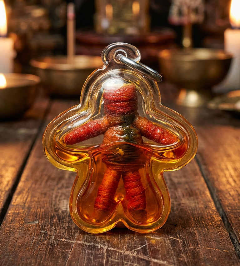 ✨ The Supreme Guardian Spirit Hun Payont B.E. 2568: Authentic Blessed Thai Spiritual Bodyguard by Luang Phor Pun, Wat Pa Ban Sang (Empowerment Size 4.2 x 3.3 cm)