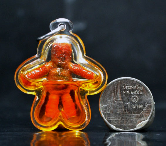 ✨ The Supreme Guardian Spirit Hun Payont B.E. 2568: Authentic Blessed Thai Spiritual Bodyguard by Luang Phor Pun, Wat Pa Ban Sang (Empowerment Size 4.2 x 3.3 cm)