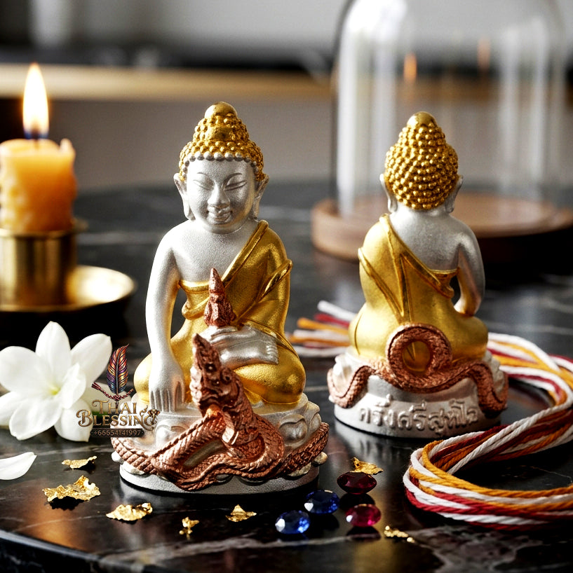 ✨ [The Supreme Healing & Abundance Master] Sacred Phra Kring "Sri Suttho" – "Ayu Wattana" (Longevity) Edition – Master-Blessed by Luang Pu KhamBu, Wat Kut ChomPhu (2011 Rare Series)