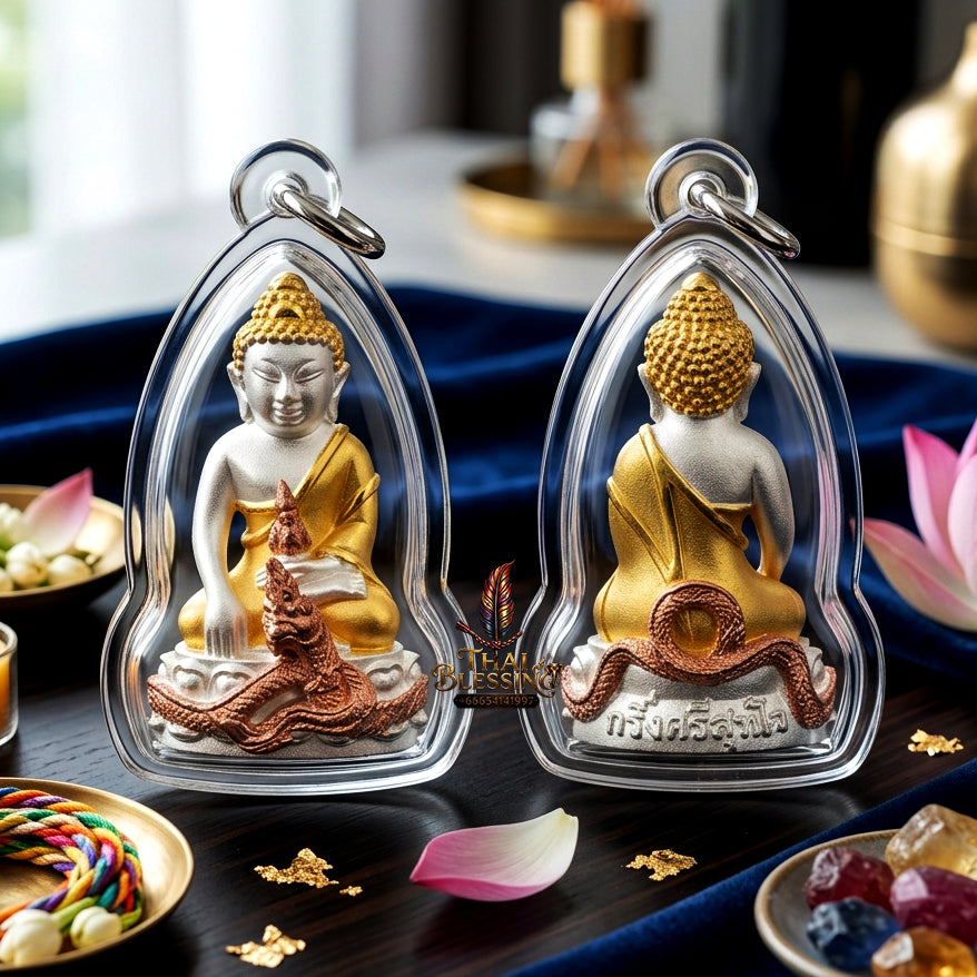 ✨ [The Supreme Healing & Abundance Master] Sacred Phra Kring "Sri Suttho" – "Ayu Wattana" (Longevity) Edition – Master-Blessed by Luang Pu KhamBu, Wat Kut ChomPhu (2011 Rare Series)