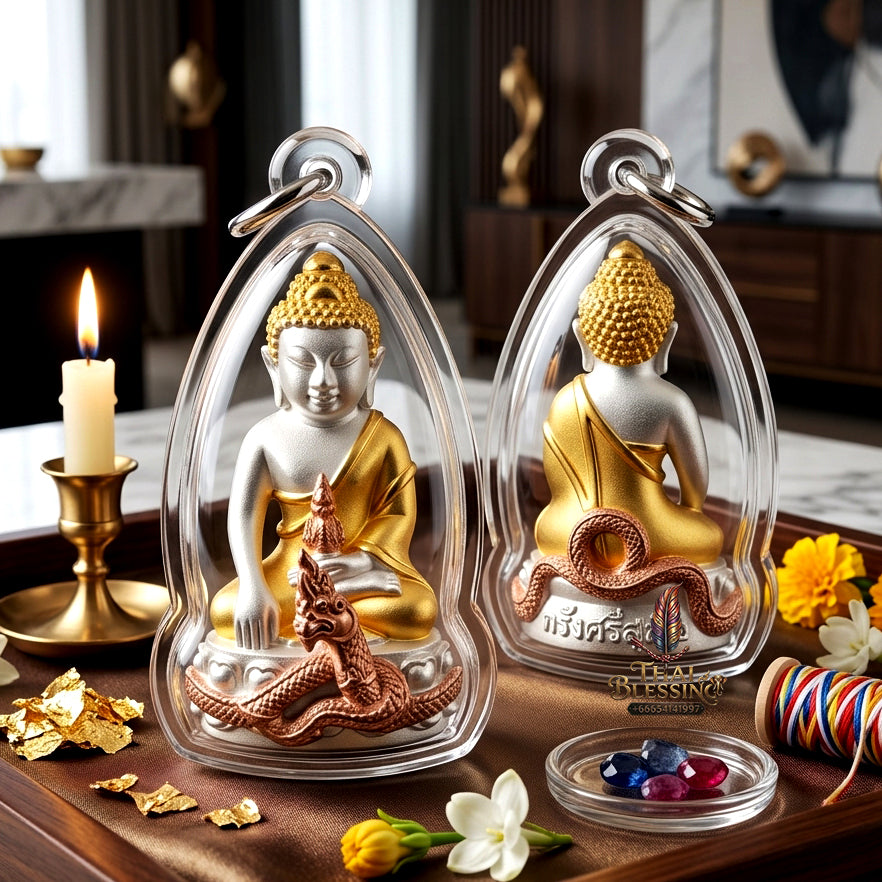 ✨ [The Supreme Healing & Abundance Master] Sacred Phra Kring "Sri Suttho" – "Ayu Wattana" (Longevity) Edition – Master-Blessed by Luang Pu KhamBu, Wat Kut ChomPhu (2011 Rare Series)