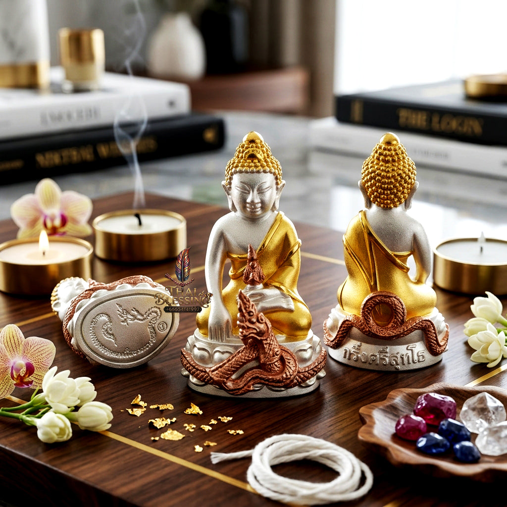 ✨ [The Supreme Healing & Abundance Master] Sacred Phra Kring "Sri Suttho" – "Ayu Wattana" (Longevity) Edition – Master-Blessed by Luang Pu KhamBu, Wat Kut ChomPhu (2011 Rare Series)