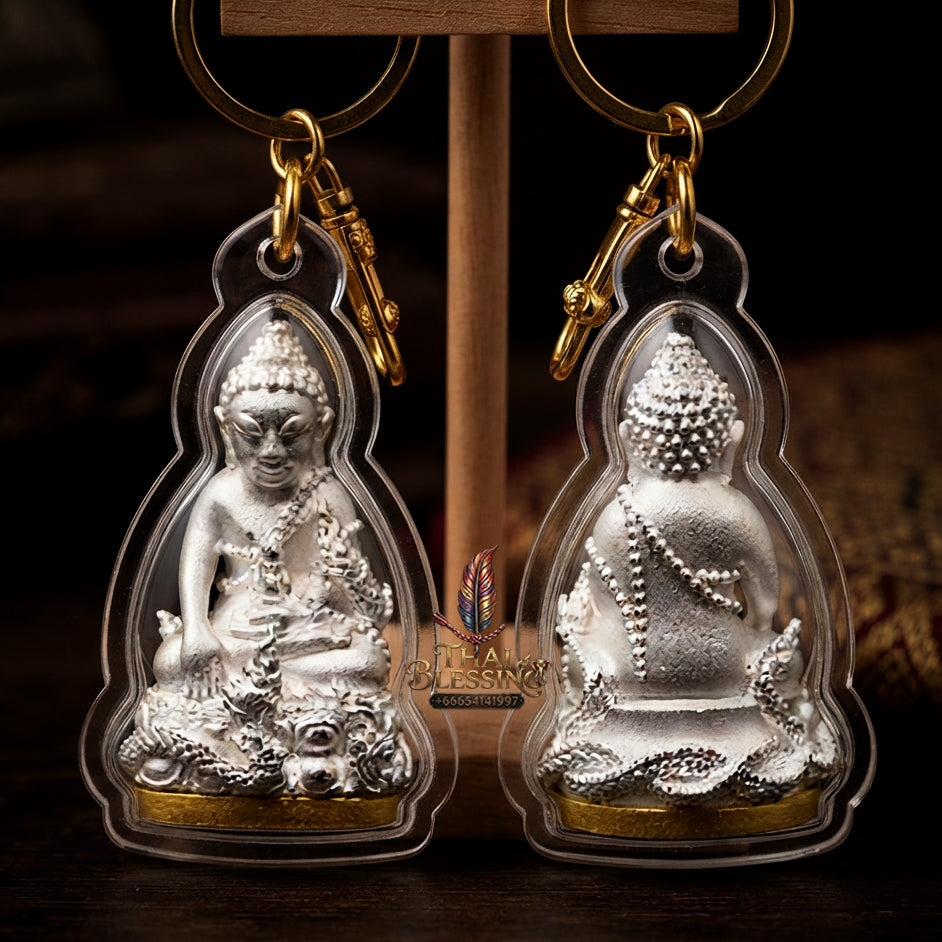 ✨ [The Supreme Magnet for Wealth & Spiritual Flow] Sacred Phra Kring "Phaya Nakkiao" (Coiled Naga) – "Amata Waja" (Immortal Word) Edition – Master-Blessed by Luang Pu So, Wat Pho Si (2018)