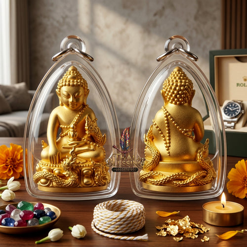 ✨ [The Supreme Magnet for Wealth & Spiritual Flow] Sacred Phra Kring "Phaya Nakkiao" (Coiled Naga) – "Amata Waja" (Immortal Word) Edition – Master-Blessed by Luang Pu So, Wat Pho Si (2018)