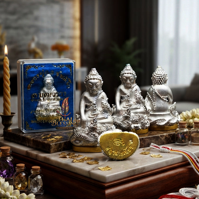 ✨ [The Supreme Magnet for Wealth & Spiritual Flow] Sacred Phra Kring "Phaya Nakkiao" (Coiled Naga) – "Amata Waja" (Immortal Word) Edition – Master-Blessed by Luang Pu So, Wat Pho Si (2018)