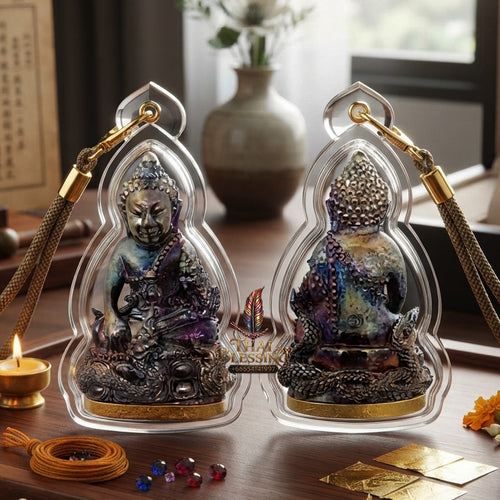 ✨ [The Supreme Magnet for Wealth & Spiritual Flow] Sacred Phra Kring "Phaya Nakkiao" (Coiled Naga) – "Amata Waja" (Immortal Word) Edition – Master-Blessed by Luang Pu So, Wat Pho Si (2018)