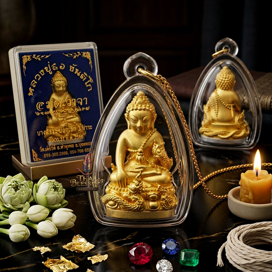 ✨ [The Supreme Magnet for Wealth & Spiritual Flow] Sacred Phra Kring "Phaya Nakkiao" (Coiled Naga) – "Amata Waja" (Immortal Word) Edition – Master-Blessed by Luang Pu So, Wat Pho Si (2018)