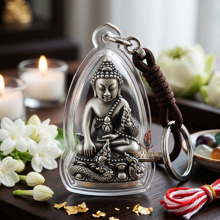 ✨ [The Supreme Magnet for Wealth & Spiritual Flow] Sacred Phra Kring "Phaya Nakkiao" (Coiled Naga) – "Amata Waja" (Immortal Word) Edition – Master-Blessed by Luang Pu So, Wat Pho Si (2018)