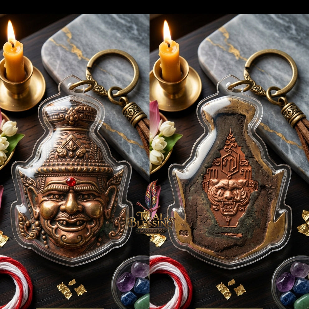 ✨ [The Supreme Master’s Aegis] Sacred Hermit "Ta-Fai" (Fire-Eyed Rishi) Talisman – Master-Blessed by Luang Pu Nen, Wat Ban Kaset Thung Setthi (2008 Rarity)