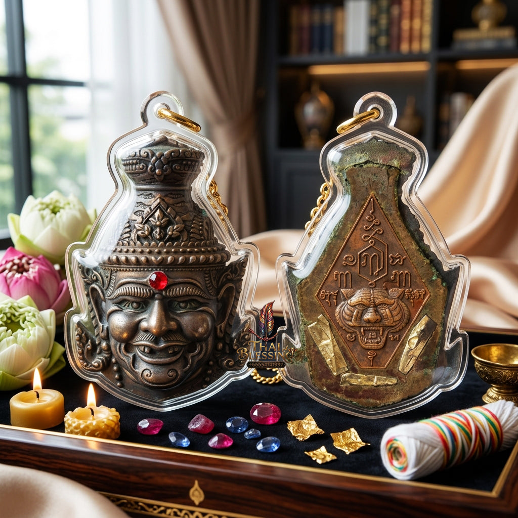 ✨ [The Supreme Master’s Aegis] Sacred Hermit "Ta-Fai" (Fire-Eyed Rishi) Talisman – Master-Blessed by Luang Pu Nen, Wat Ban Kaset Thung Setthi (2008 Rarity)