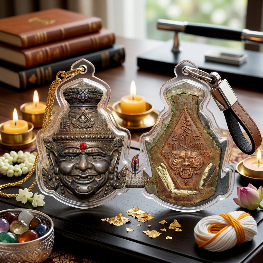 ✨ [The Supreme Master’s Aegis] Sacred Hermit "Ta-Fai" (Fire-Eyed Rishi) Talisman – Master-Blessed by Luang Pu Nen, Wat Ban Kaset Thung Setthi (2008 Rarity)