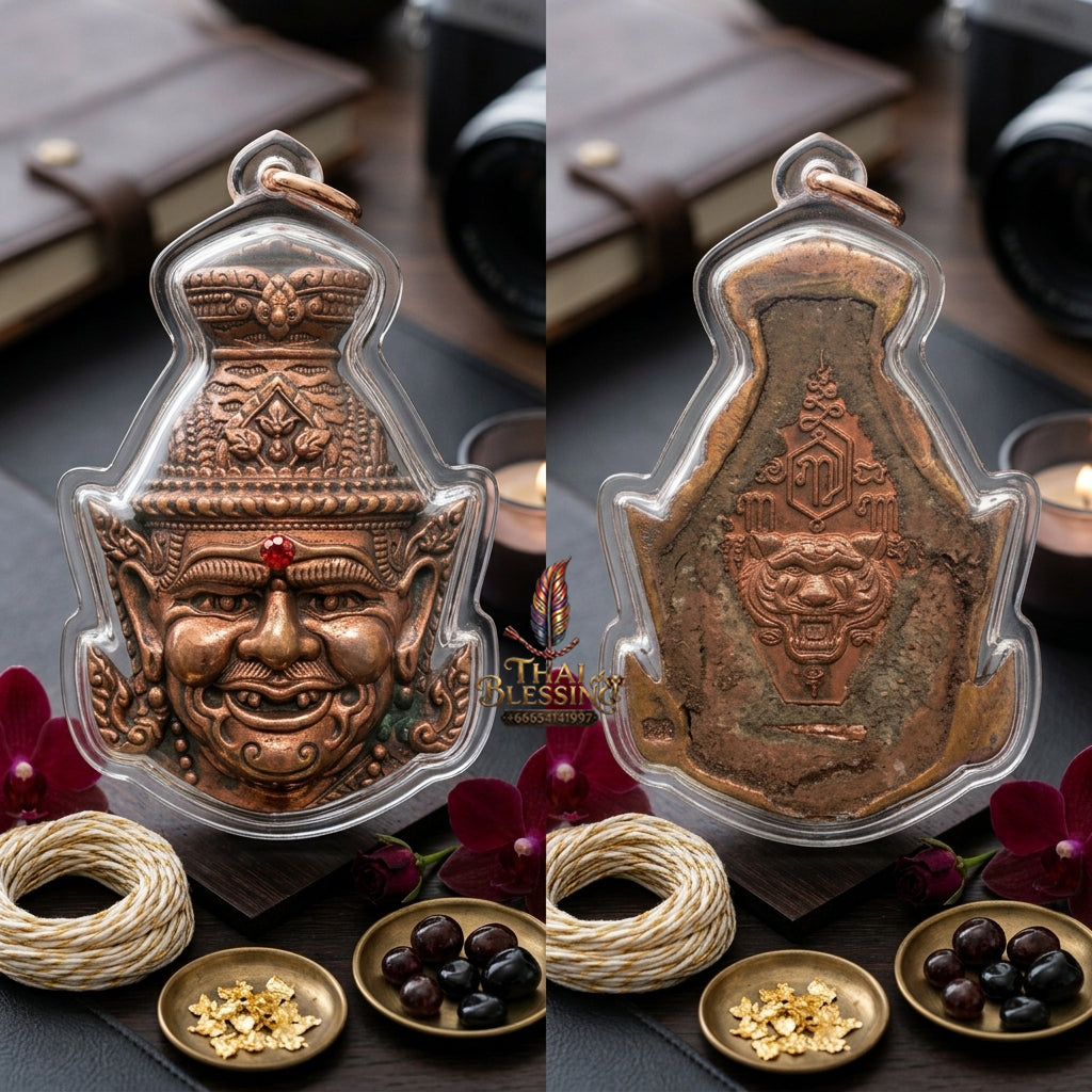 ✨ [The Supreme Master’s Aegis] Sacred Hermit "Ta-Fai" (Fire-Eyed Rishi) Talisman – Master-Blessed by Luang Pu Nen, Wat Ban Kaset Thung Setthi (2008 Rarity)