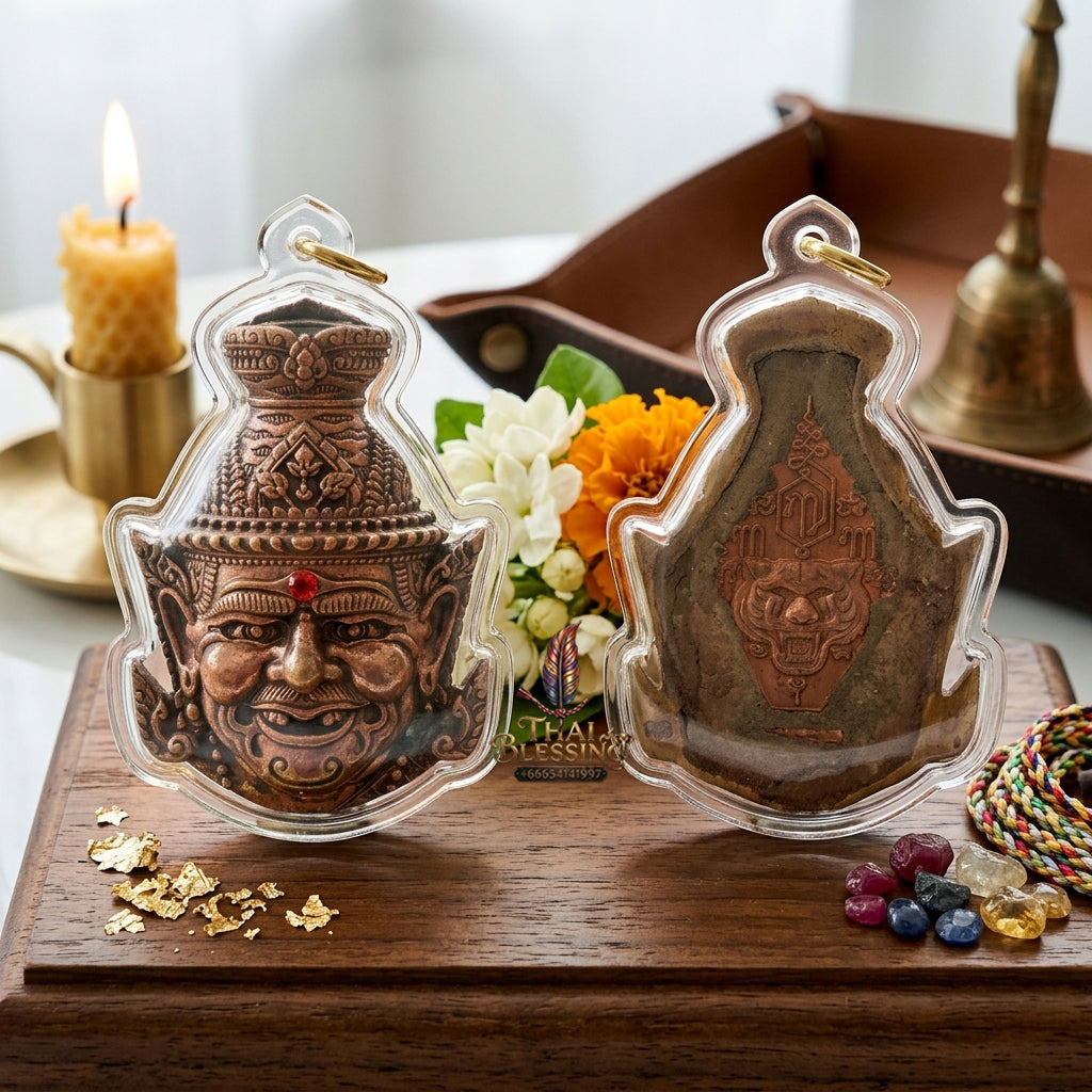 ✨ [The Supreme Master’s Aegis] Sacred Hermit "Ta-Fai" (Fire-Eyed Rishi) Talisman – Master-Blessed by Luang Pu Nen, Wat Ban Kaset Thung Setthi (2008 Rarity)