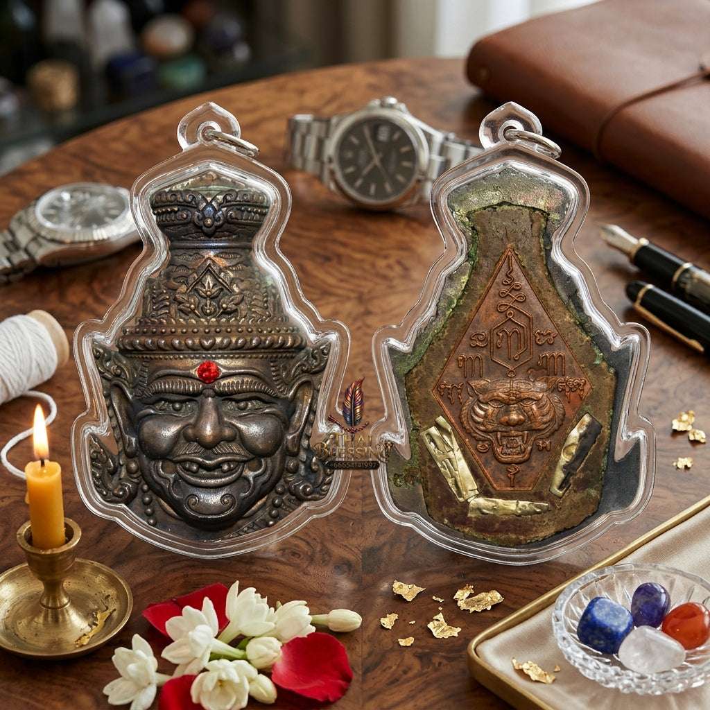 ✨ [The Supreme Master’s Aegis] Sacred Hermit "Ta-Fai" (Fire-Eyed Rishi) Talisman – Master-Blessed by Luang Pu Nen, Wat Ban Kaset Thung Setthi (2008 Rarity)