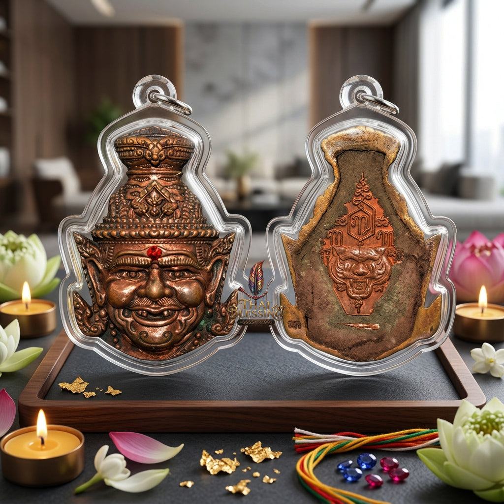 ✨ [The Supreme Master’s Aegis] Sacred Hermit "Ta-Fai" (Fire-Eyed Rishi) Talisman – Master-Blessed by Luang Pu Nen, Wat Ban Kaset Thung Setthi (2008 Rarity)