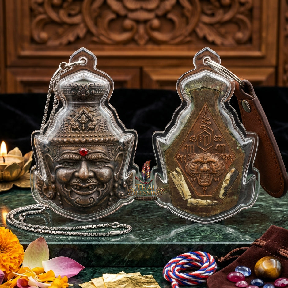 ✨ [The Supreme Master’s Aegis] Sacred Hermit "Ta-Fai" (Fire-Eyed Rishi) Talisman – Master-Blessed by Luang Pu Nen, Wat Ban Kaset Thung Setthi (2008 Rarity)