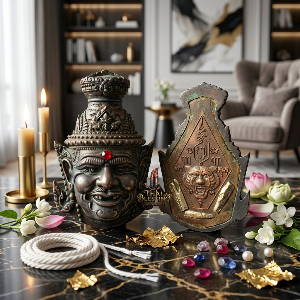 ✨ [The Supreme Master’s Aegis] Sacred Hermit "Ta-Fai" (Fire-Eyed Rishi) Talisman – Master-Blessed by Luang Pu Nen, Wat Ban Kaset Thung Setthi (2008 Rarity)