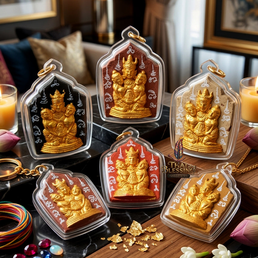 ✨ [The Supreme Master of Absolute Attraction] Sacred "Khun Phaen Lanna - Phaya Khao Kham" (Lanna Golden-Horned King) – "Saneh Nang Kruan" (The Charms of the Yearning Maiden) Edition – Master-Blessed by Kruba Nong, Wat Uthaitharam (2026)