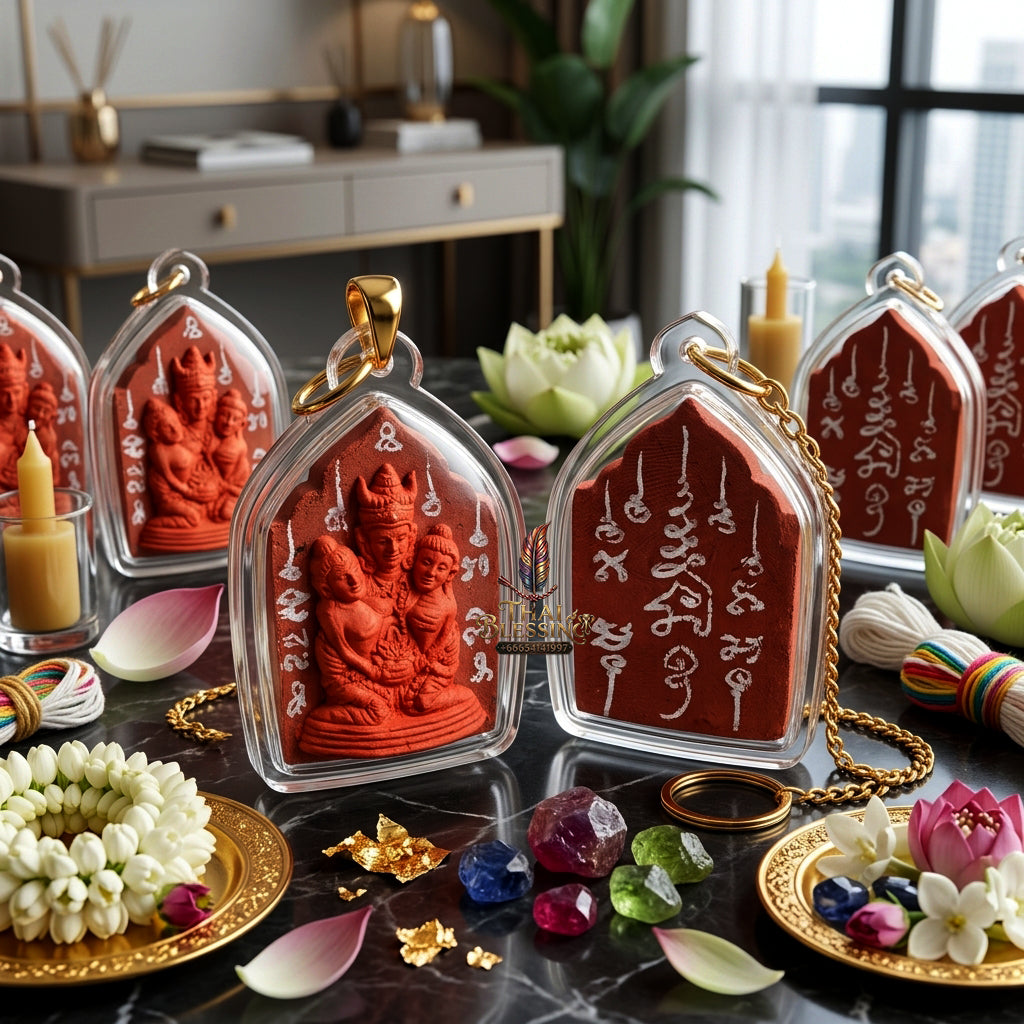✨ [The Supreme Master of Absolute Attraction] Sacred "Khun Phaen Lanna - Phaya Khao Kham" (Lanna Golden-Horned King) – "Saneh Nang Kruan" (The Charms of the Yearning Maiden) Edition – Master-Blessed by Kruba Nong, Wat Uthaitharam (2026)