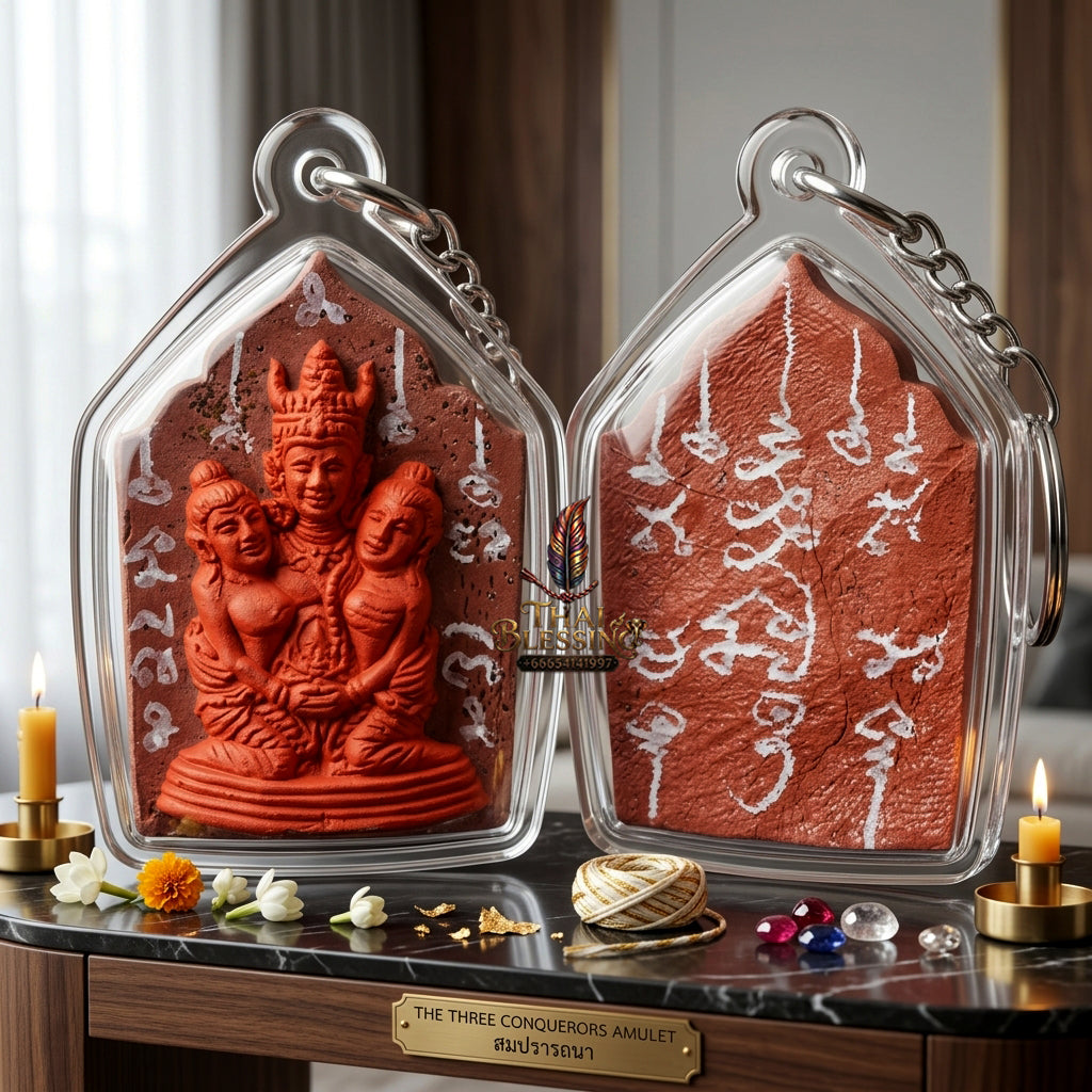 ✨ [The Supreme Master of Absolute Attraction] Sacred "Khun Phaen Lanna - Phaya Khao Kham" (Lanna Golden-Horned King) – "Saneh Nang Kruan" (The Charms of the Yearning Maiden) Edition – Master-Blessed by Kruba Nong, Wat Uthaitharam (2026)