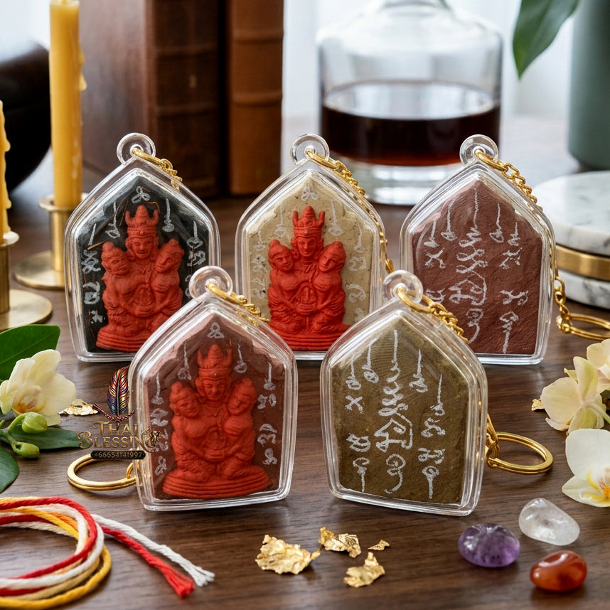 ✨ [The Supreme Master of Absolute Attraction] Sacred "Khun Phaen Lanna - Phaya Khao Kham" (Lanna Golden-Horned King) – "Saneh Nang Kruan" (The Charms of the Yearning Maiden) Edition – Master-Blessed by Kruba Nong, Wat Uthaitharam (2026)