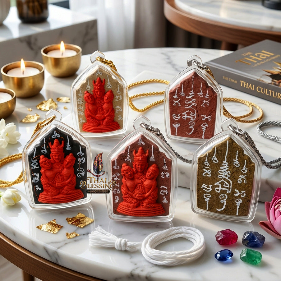 ✨ [The Supreme Master of Absolute Attraction] Sacred "Khun Phaen Lanna - Phaya Khao Kham" (Lanna Golden-Horned King) – "Saneh Nang Kruan" (The Charms of the Yearning Maiden) Edition – Master-Blessed by Kruba Nong, Wat Uthaitharam (2026)