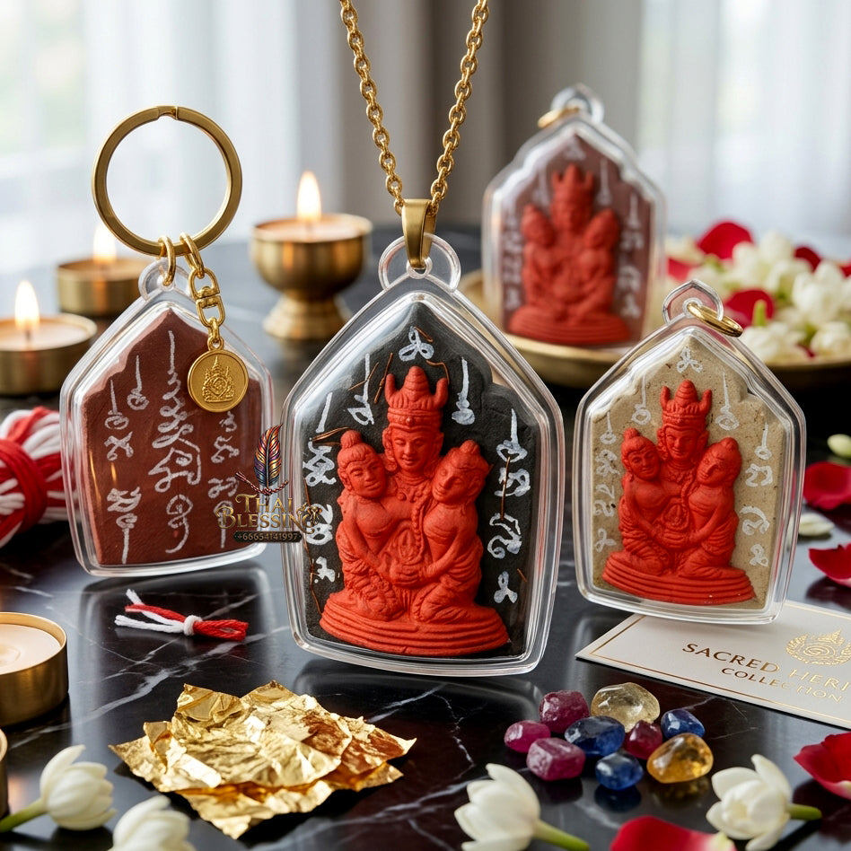 ✨ [The Supreme Master of Absolute Attraction] Sacred "Khun Phaen Lanna - Phaya Khao Kham" (Lanna Golden-Horned King) – "Saneh Nang Kruan" (The Charms of the Yearning Maiden) Edition – Master-Blessed by Kruba Nong, Wat Uthaitharam (2026)