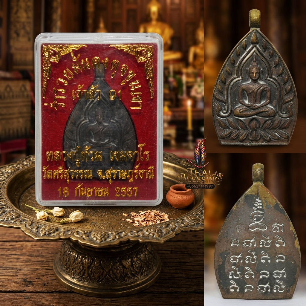 ✨ [The Supreme Master of Legacy Wealth & Stability] Sacred "Chao Sua 91" (91st Year Commemoration) – 1st Edition – Master-Blessed by Luang Phor Thuam, Wat Si Suwan (2014)