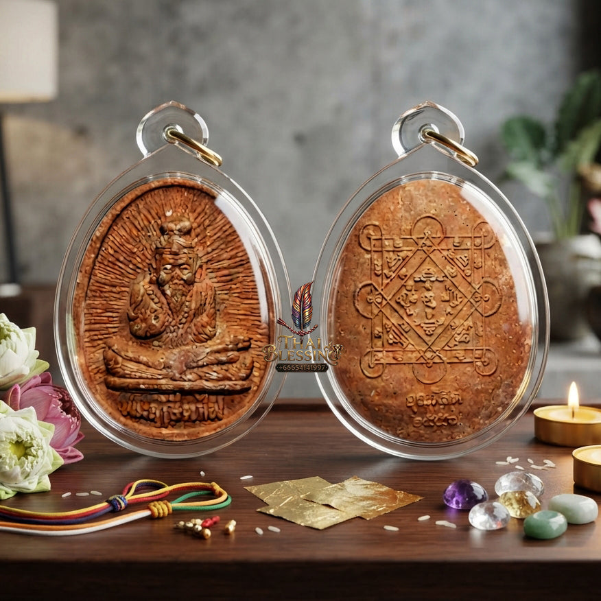 ✨ [The Supreme Master of Luck, Intuition & Authority] Sacred Rue Si Ta Fai (Fire-Eye Hermit) – "Unamilit" Edition (2013) – Consecrated by Ancient Traditional Rites