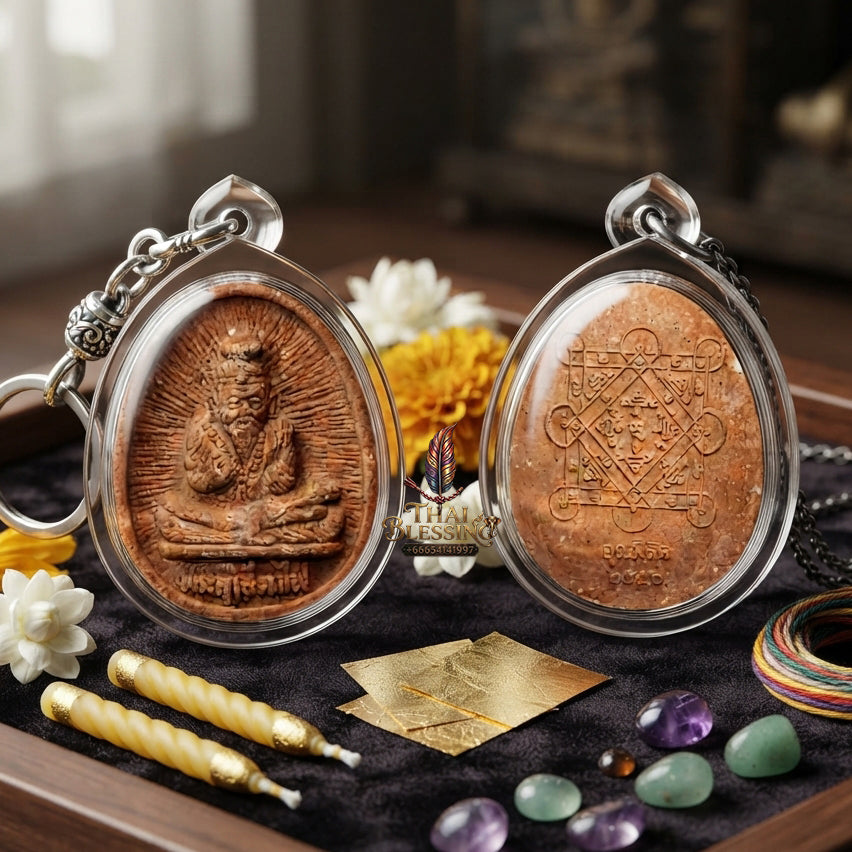 ✨ [The Supreme Master of Luck, Intuition & Authority] Sacred Rue Si Ta Fai (Fire-Eye Hermit) – "Unamilit" Edition (2013) – Consecrated by Ancient Traditional Rites