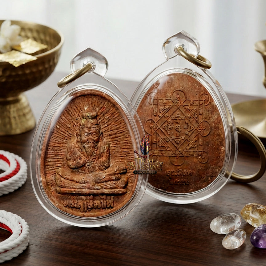 ✨ [The Supreme Master of Luck, Intuition & Authority] Sacred Rue Si Ta Fai (Fire-Eye Hermit) – "Unamilit" Edition (2013) – Consecrated by Ancient Traditional Rites