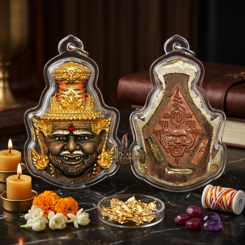 ✨ [The Supreme Master of Mastery & Transformation] Sacred Sian Rue Si Ta Fai (Fire-Eye Hermit Head) – "Maha Setthi" (Great Millionaire) Edition – Master-Blessed by Luang Pu Nen, Wat Ban Kaset Thung Setthi (2008 Rare Edition)