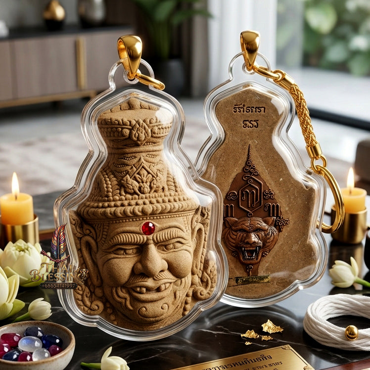 ✨ [The Supreme Master of Mastery & Transformation] Sacred Sian Rue Si Ta Fai (Fire-Eye Hermit Head) – "Maha Setthi" (Great Millionaire) Edition – Master-Blessed by Luang Pu Nen, Wat Ban Kaset Thung Setthi (2008 Rare Edition)