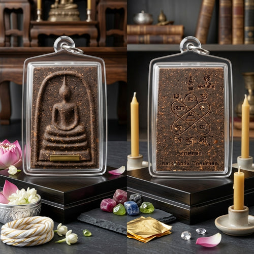 ✨ [The Supreme Reservoir of Fortune] Sacred Phra Somdej "Phokha-Sap" (Wealth & Resource) – Master-Blessed by Luang Phor Wan, Wat Khlong Khun ("Sarabhat Nuek" - Wish-Fulfilling Edition)