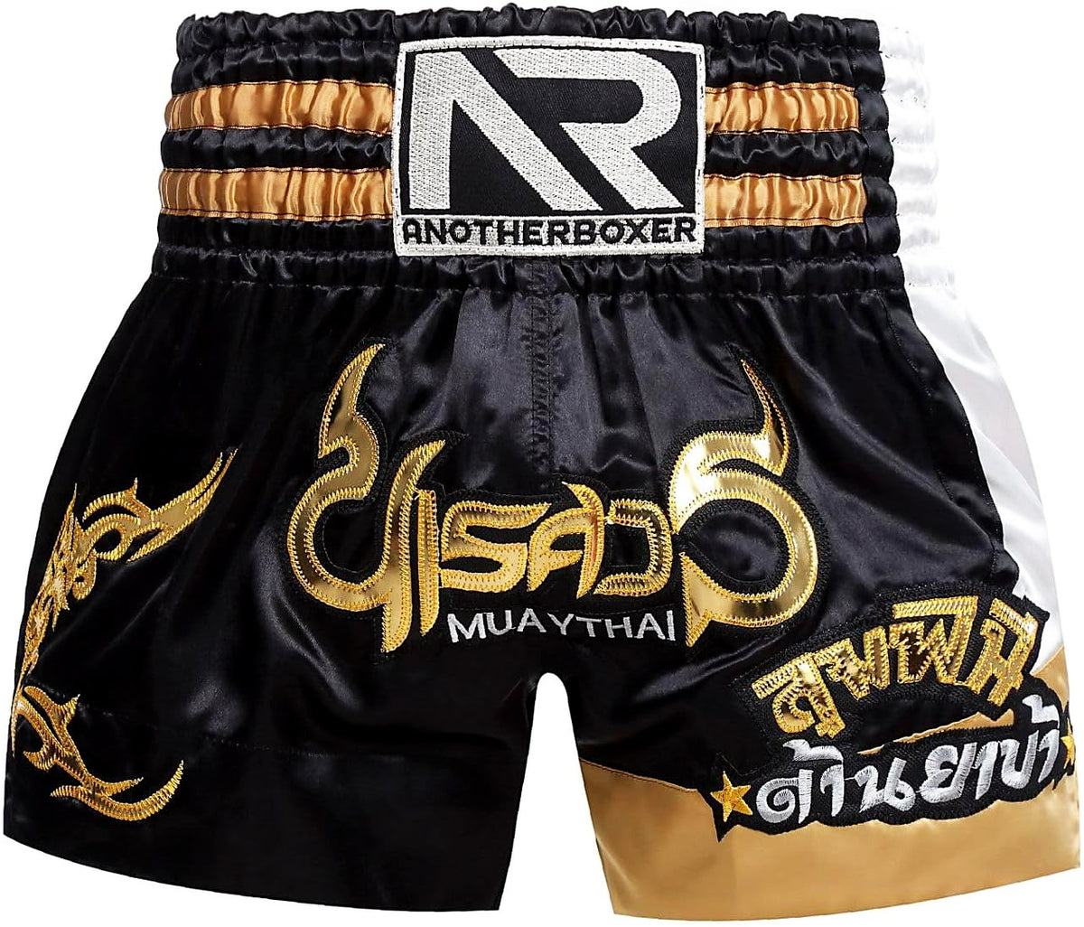 🏮 The Titan Striker: Professional Heavyweight Satin Muay Thai Shorts – Modern High-Performance Combat Trunks, Handcrafted Premium Quality for Adults and Kids
