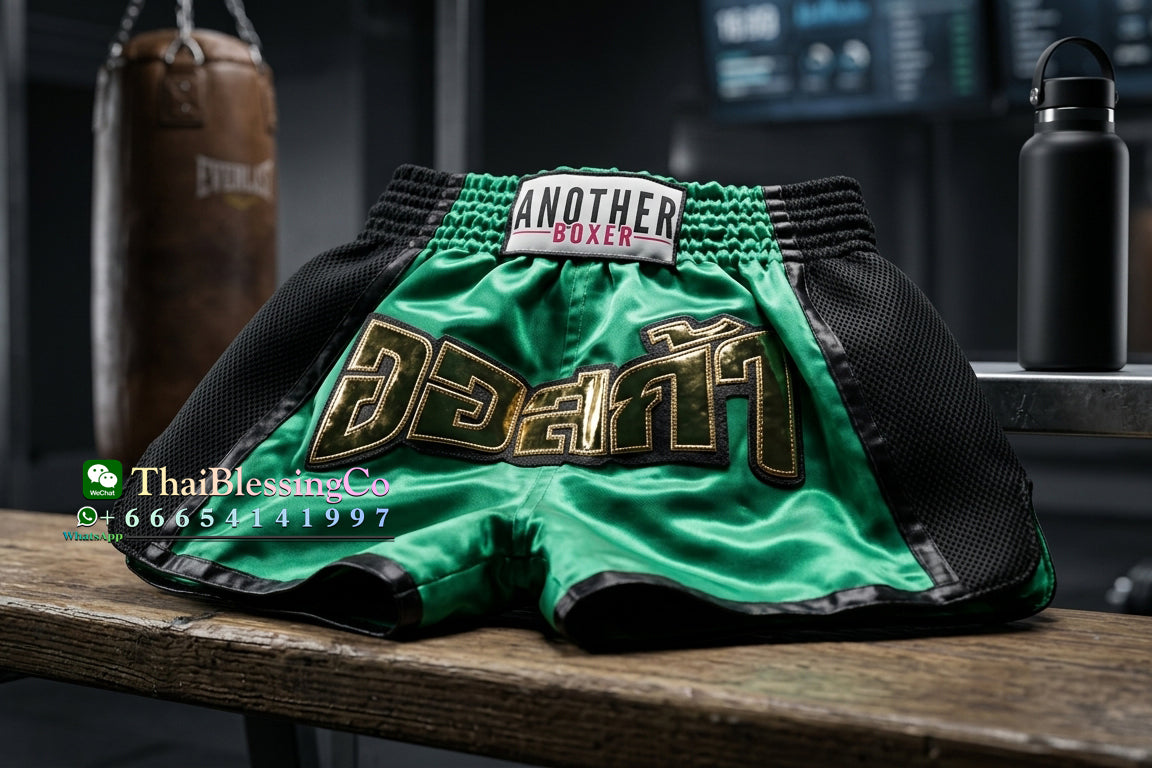 🏮 The Titan Striker: Professional Heavyweight Satin Muay Thai Shorts – Modern High-Performance Combat Trunks, Handcrafted Premium Quality for Adults and Kids