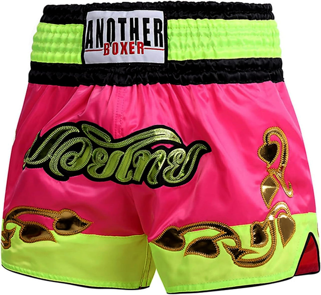 🏮 The Titan Striker: Professional Heavyweight Satin Muay Thai Shorts – Modern High-Performance Combat Trunks, Handcrafted Premium Quality for Adults and Kids