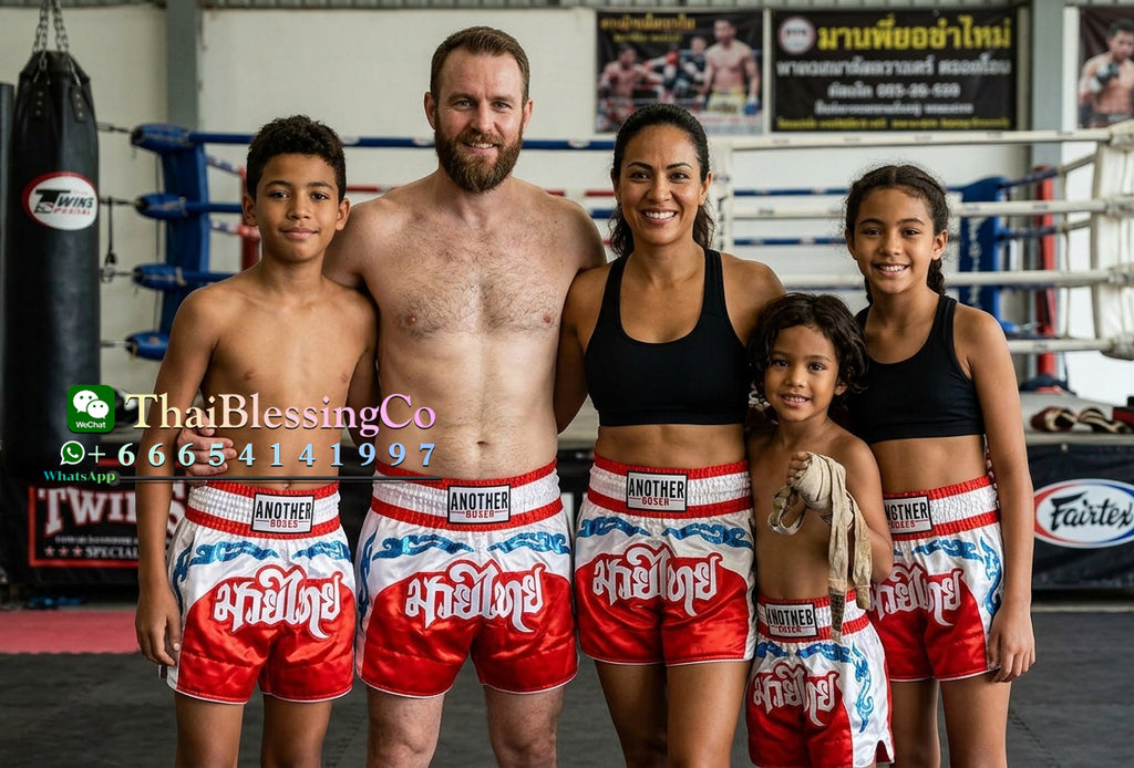 🏮 The Titan Striker: Professional Heavyweight Satin Muay Thai Shorts – Modern High-Performance Combat Trunks, Handcrafted Premium Quality for Adults and Kids