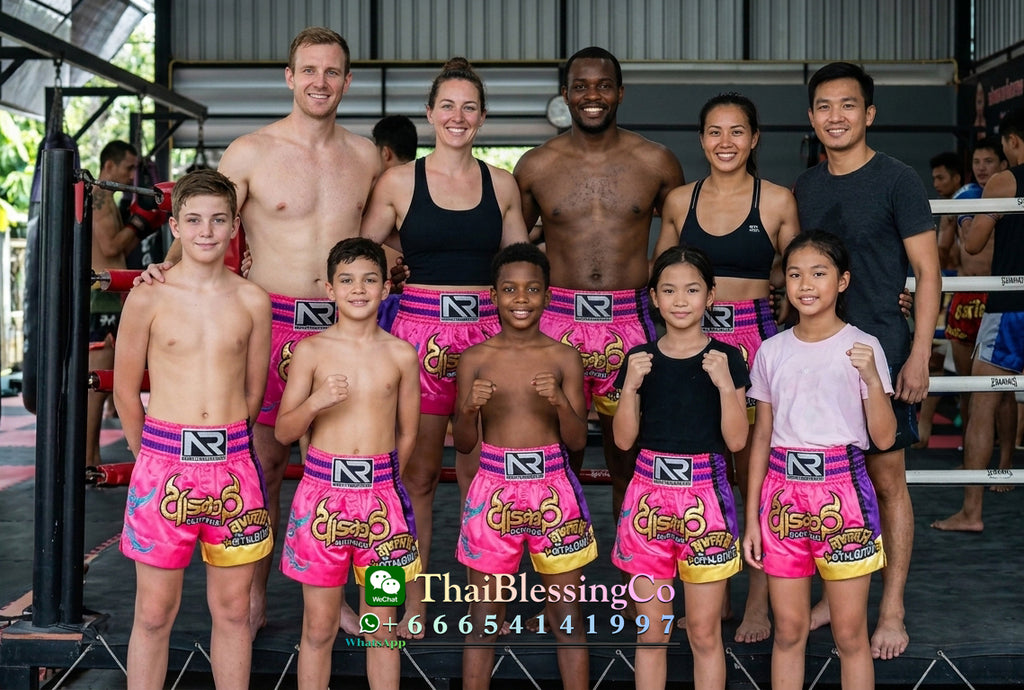 🏮 The Titan Striker: Professional Heavyweight Satin Muay Thai Shorts – Modern High-Performance Combat Trunks, Handcrafted Premium Quality for Adults and Kids