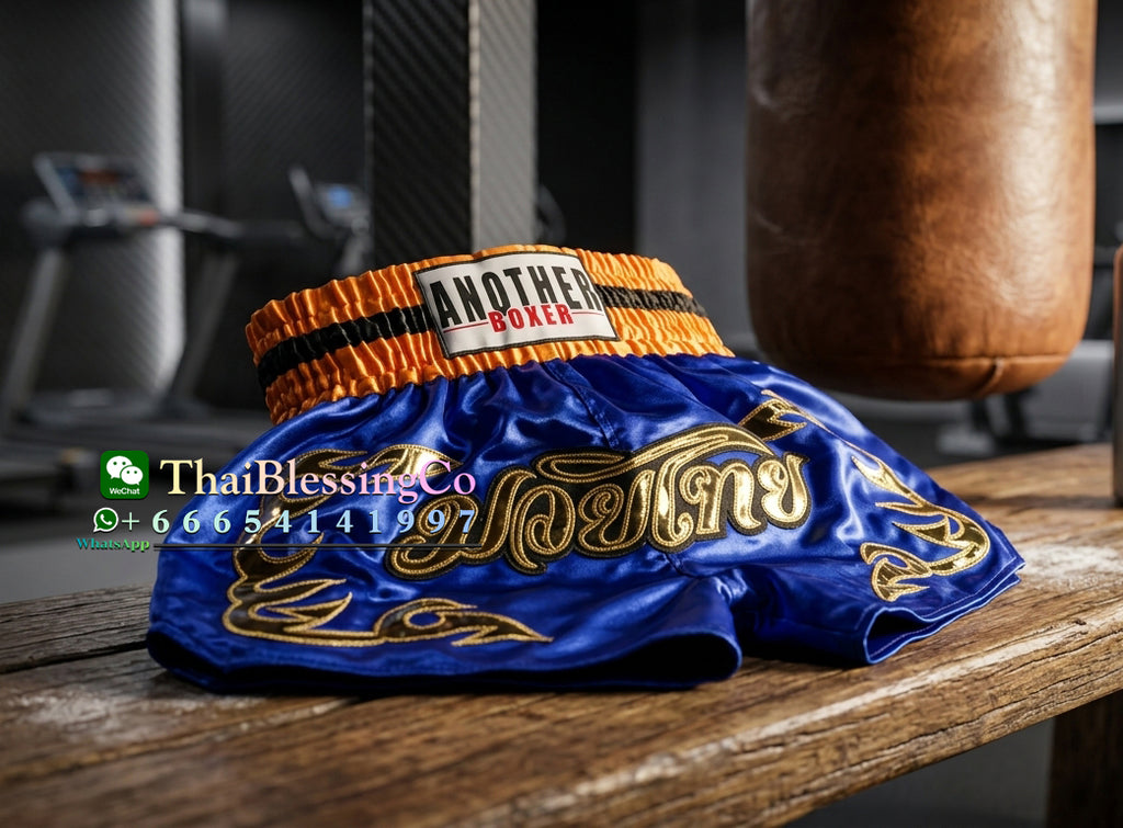 🏮 The Titan Striker: Professional Heavyweight Satin Muay Thai Shorts – Modern High-Performance Combat Trunks, Handcrafted Premium Quality for Adults and Kids