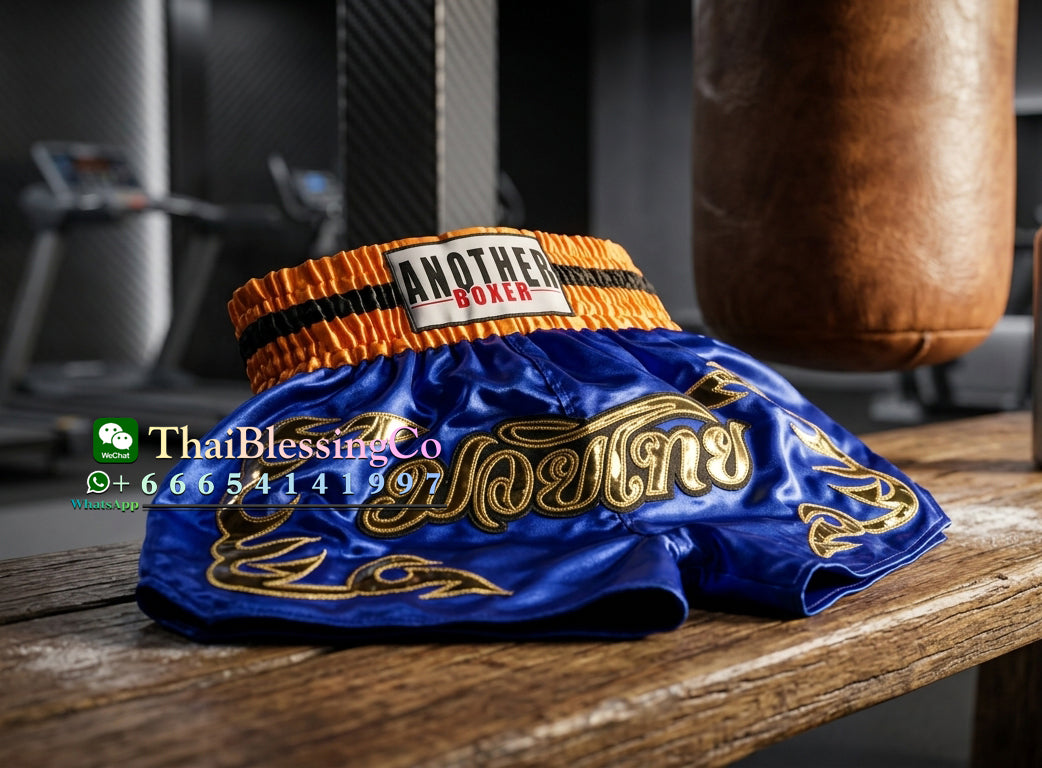 🏮 The Titan Striker: Professional Heavyweight Satin Muay Thai Shorts – Modern High-Performance Combat Trunks, Handcrafted Premium Quality for Adults and Kids