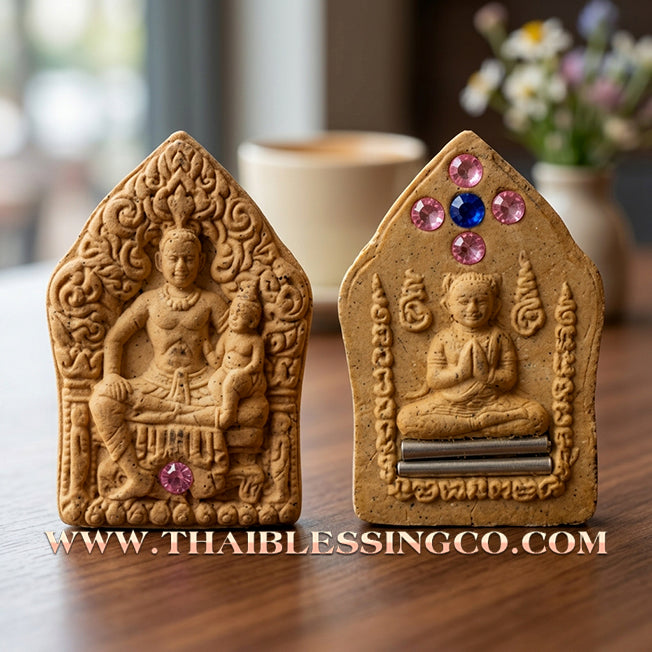 ✨ 🏛️ The Triad of Attraction: Sacred 'White Charm Herb' Khun Phaen by 3 Great Masters (2013 Heritage) – The Ultimate Synergy for Pure Charisma, Business Luck, and Divine Protection 🏛️ ✨